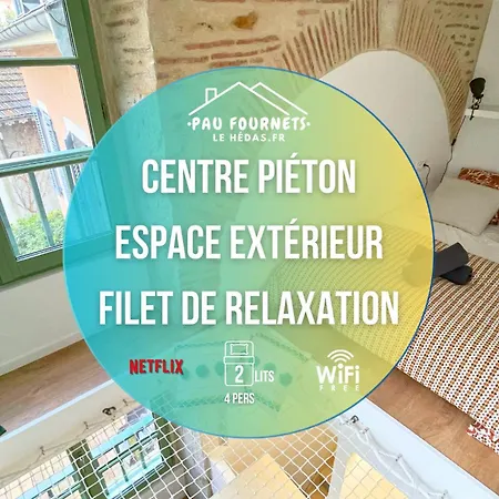 Au Calme Dans Le Quartier Historique Pour 4 Personnes Avec Espace Extérieur Pau