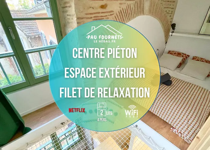 Au Calme Dans Le Quartier Historique Pour 4 Personnes Avec Espace Exterieur Pau
